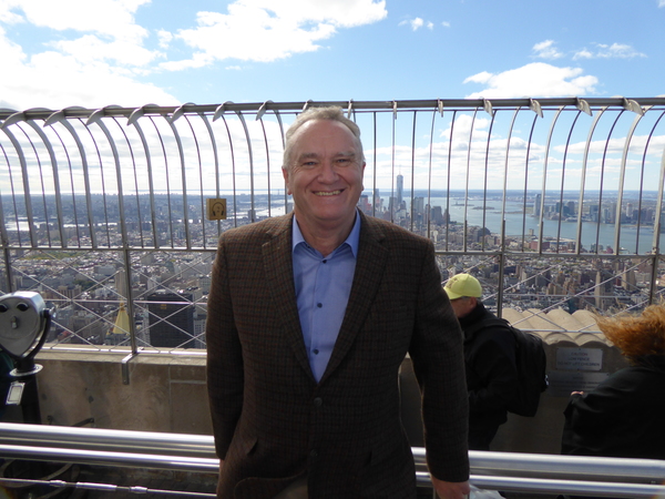 Me at the top of the Empire State Building