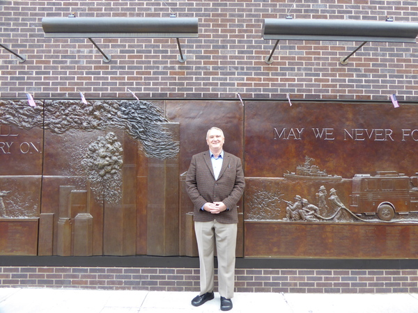 Me at the World Trade Centere Memorial