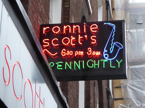 Ronnie Scott's club in Soho