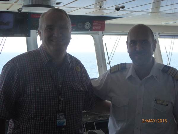 With The captain