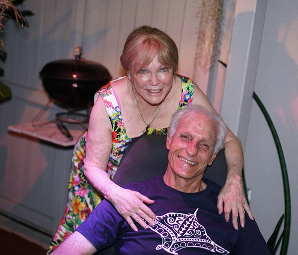 Patricia with Dino